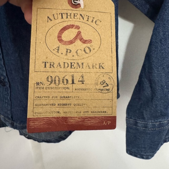 A.P.C. Kids Dark Blue Jean Jacket - Picture 6 of 7